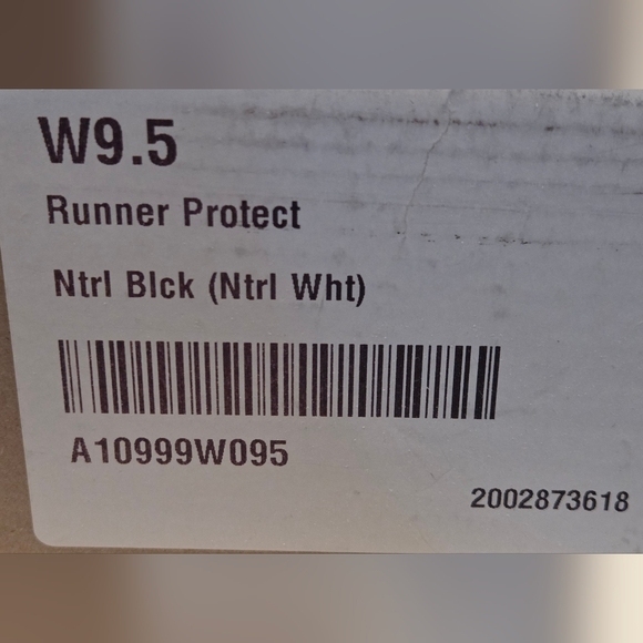 Allbirds Black and White Runner Protect Sneakers - Picture 5 of 7